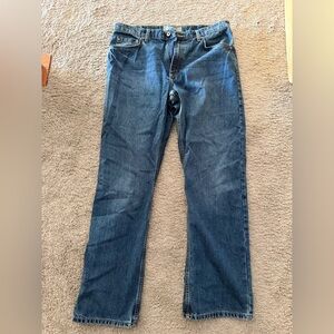 Wrangler Men's Dark Blue Straight Jeans